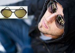 Man Wearing Voyager Sunglasses