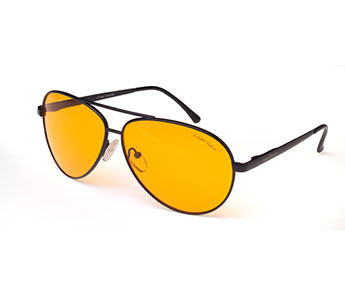Avian 515 Orange Aviator Sunglasses